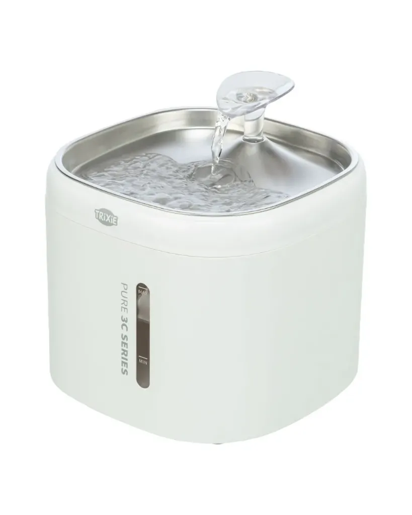 [J26070007] Fontaine à eau Aqua Pure (blanc) - Trixie