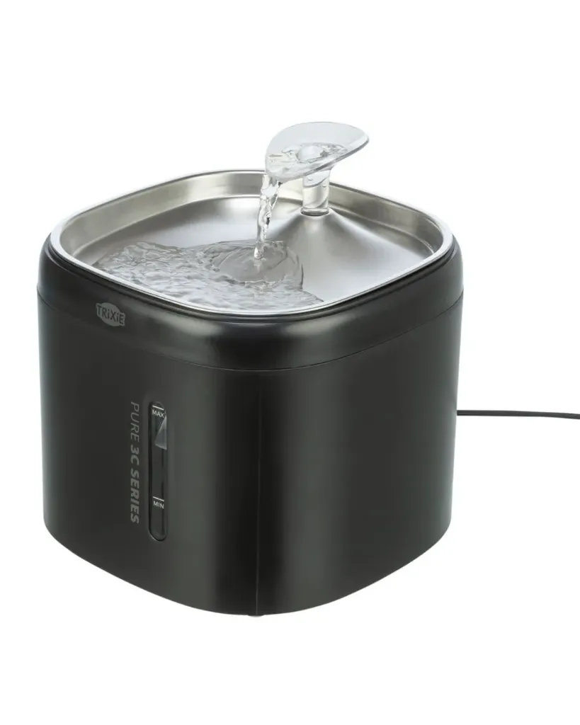[J26070008] Fontaine à eau Aqua Pure (noir) - Trixie