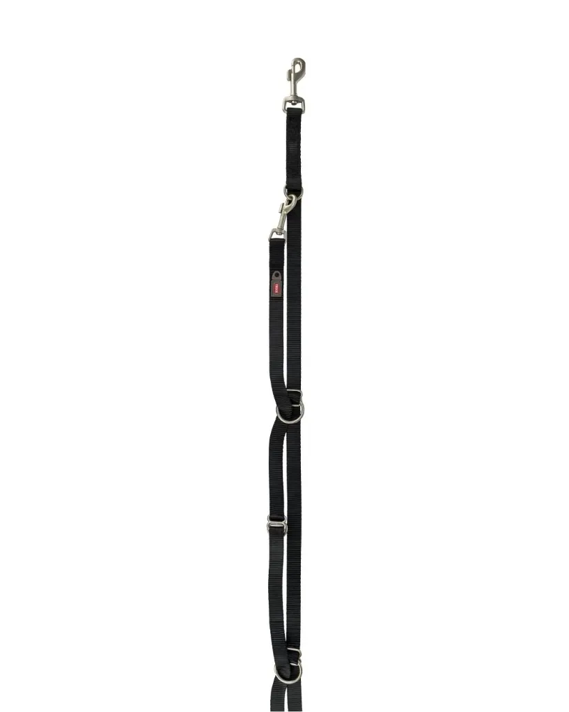 [J26070035] Premium laisse réglable extra longue - Trixie (XS-S, Noir)