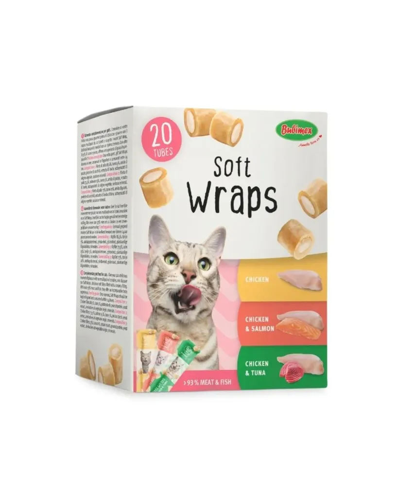 [J26070050] Multipack soft wraps chat (20 unités, 200 g) - Bubimex
