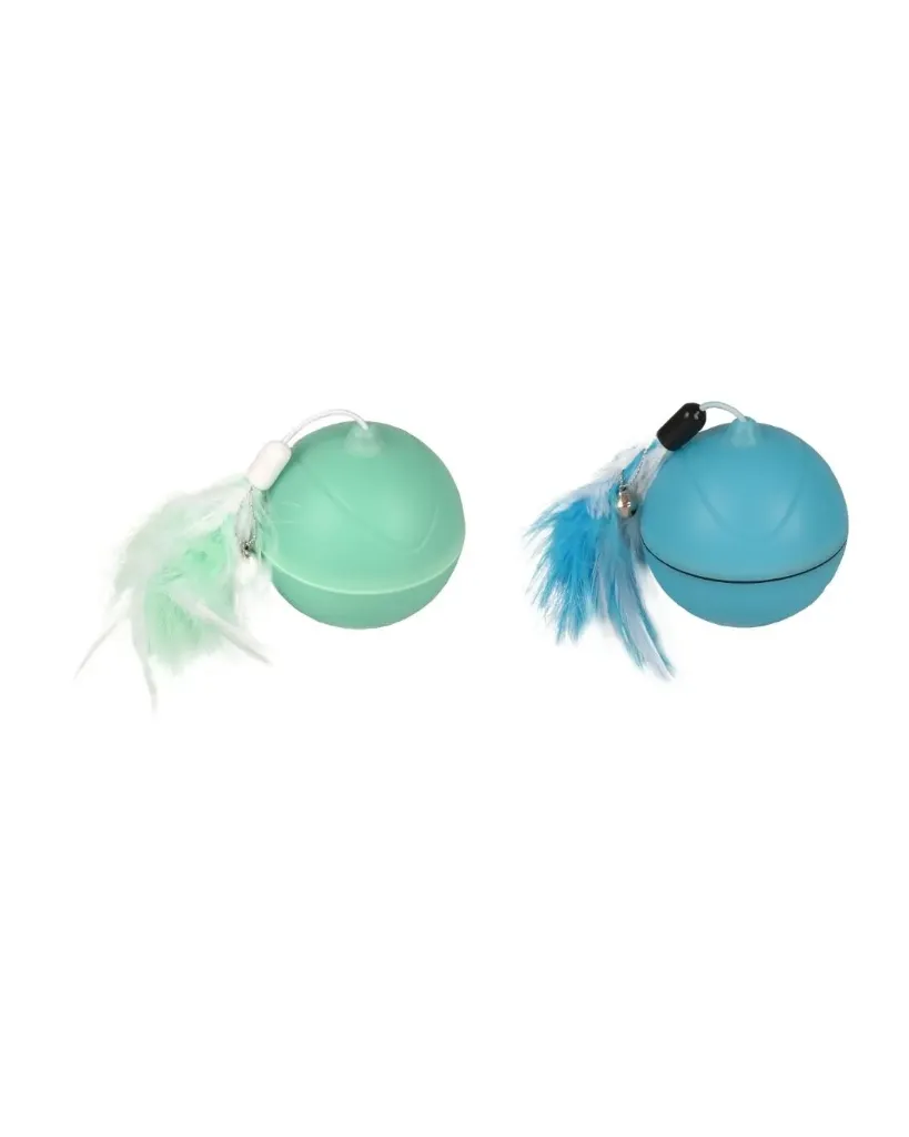 Jouet électronique magic mechta balle et plume et rubans vert (coloris aléatoire) - Flamingo