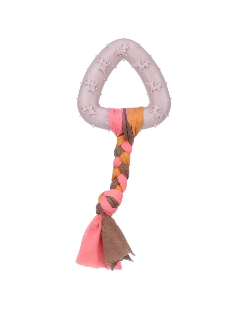 [J26070055] Jouet chiot bunty triangle taupe - Flamingo