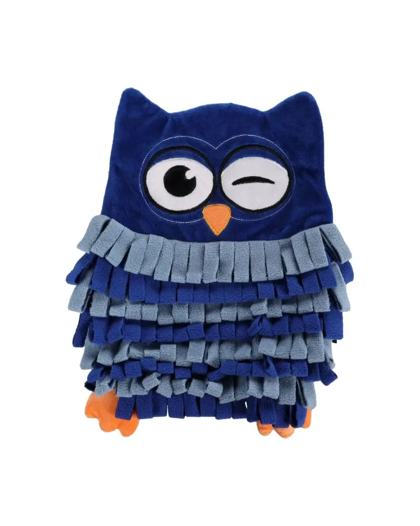 [J26070060] Tapis à renifler plinkie hibou bleu - Flamingo