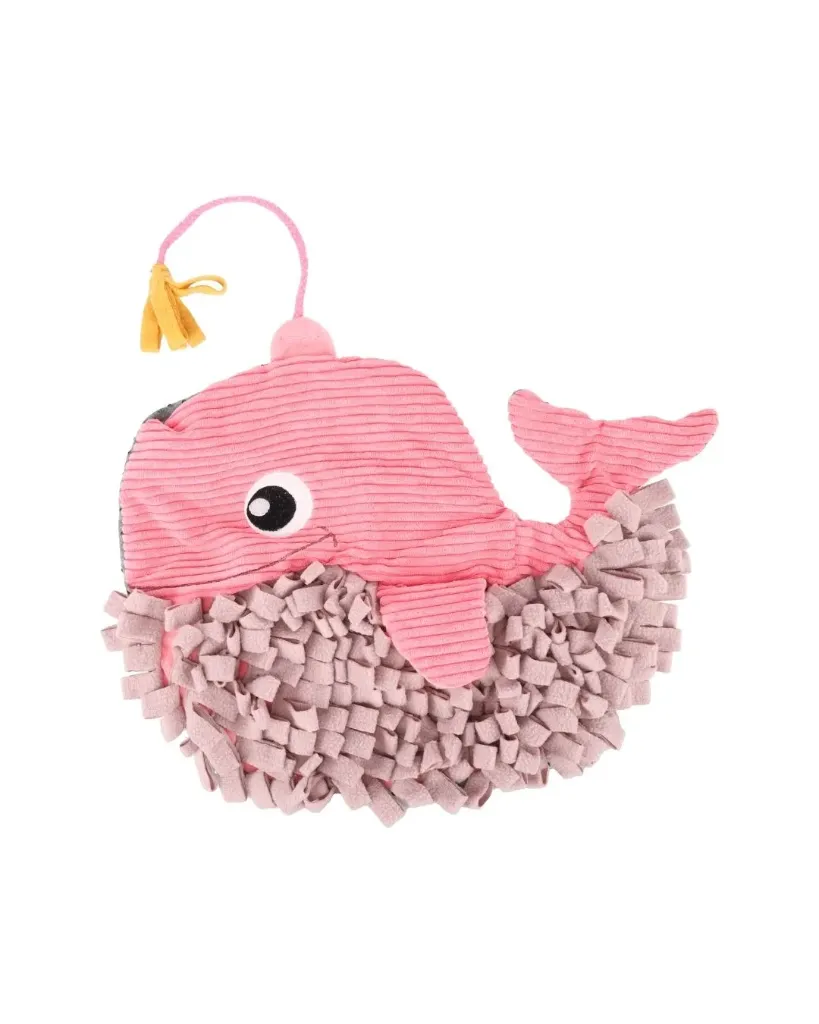 [J26070061] Tapis à renifler chiot Morgano cachalot rose - Flamingo