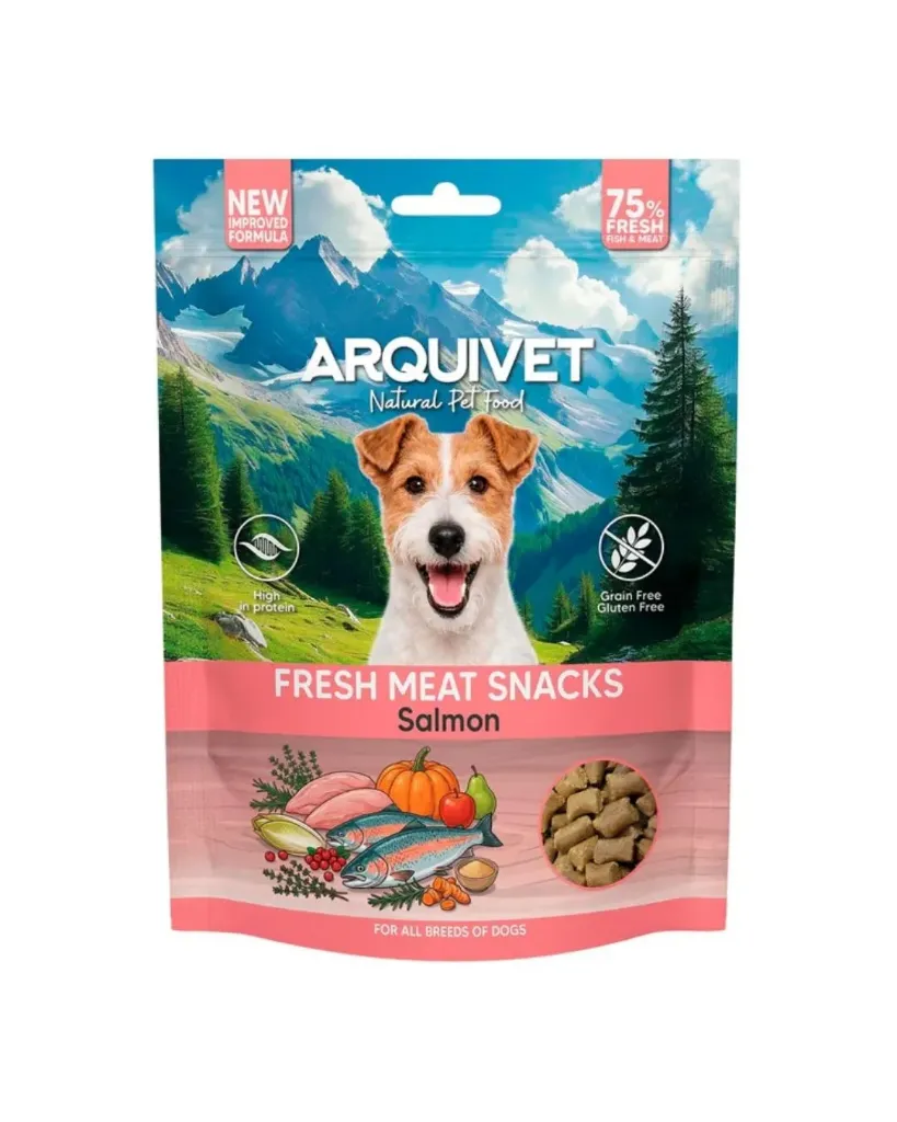 [J26070068] Snacks de viande fraîche au saumon (300 g) - Arquivet