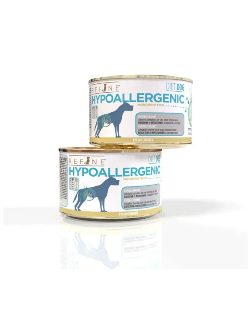 Pâtée chien Vet Diet hypoallergénique poulet monoproteine (boîte 170 g) - Refine