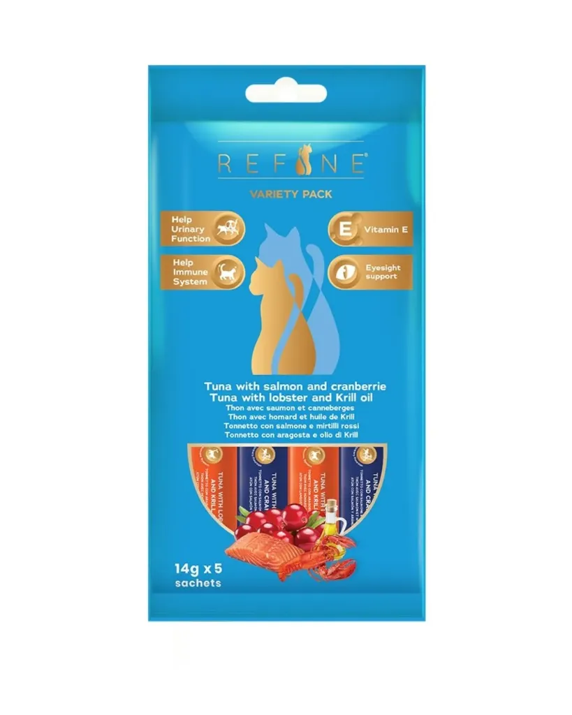 [J26070074] Creamy snack fonctionnel variety pack poisson (5 sticks 14 g) - Refine