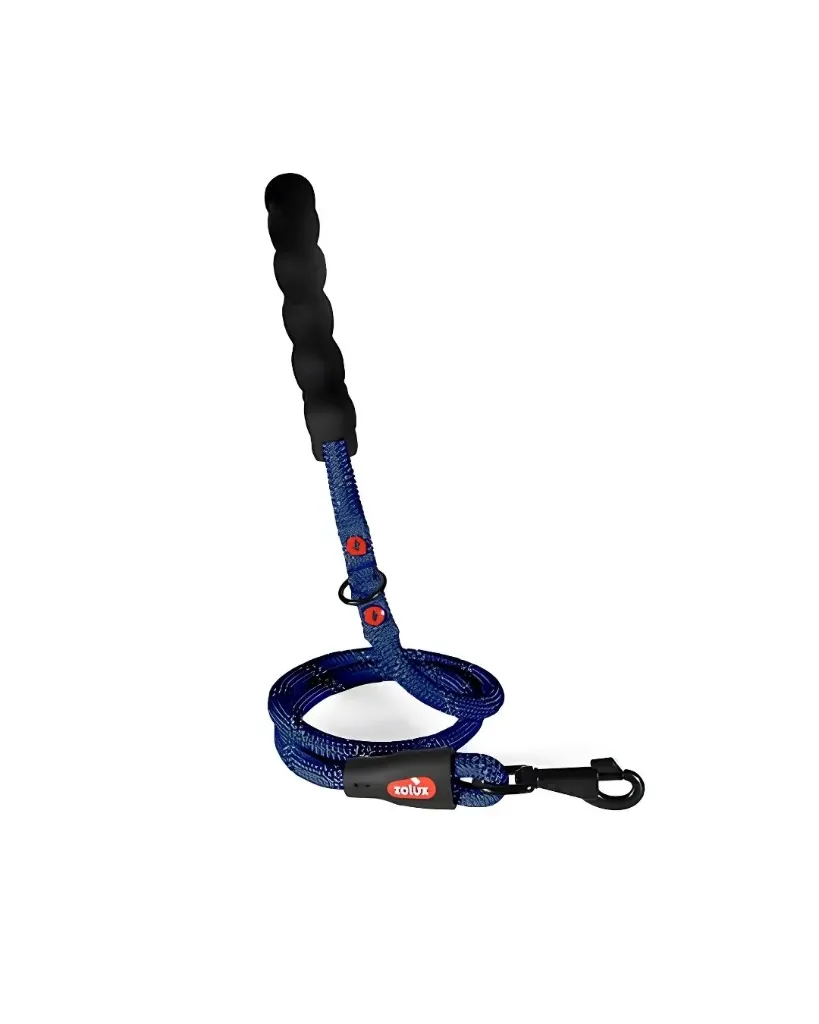 [J26070077] Laisse corde - Zolux (2 m, Bleu)