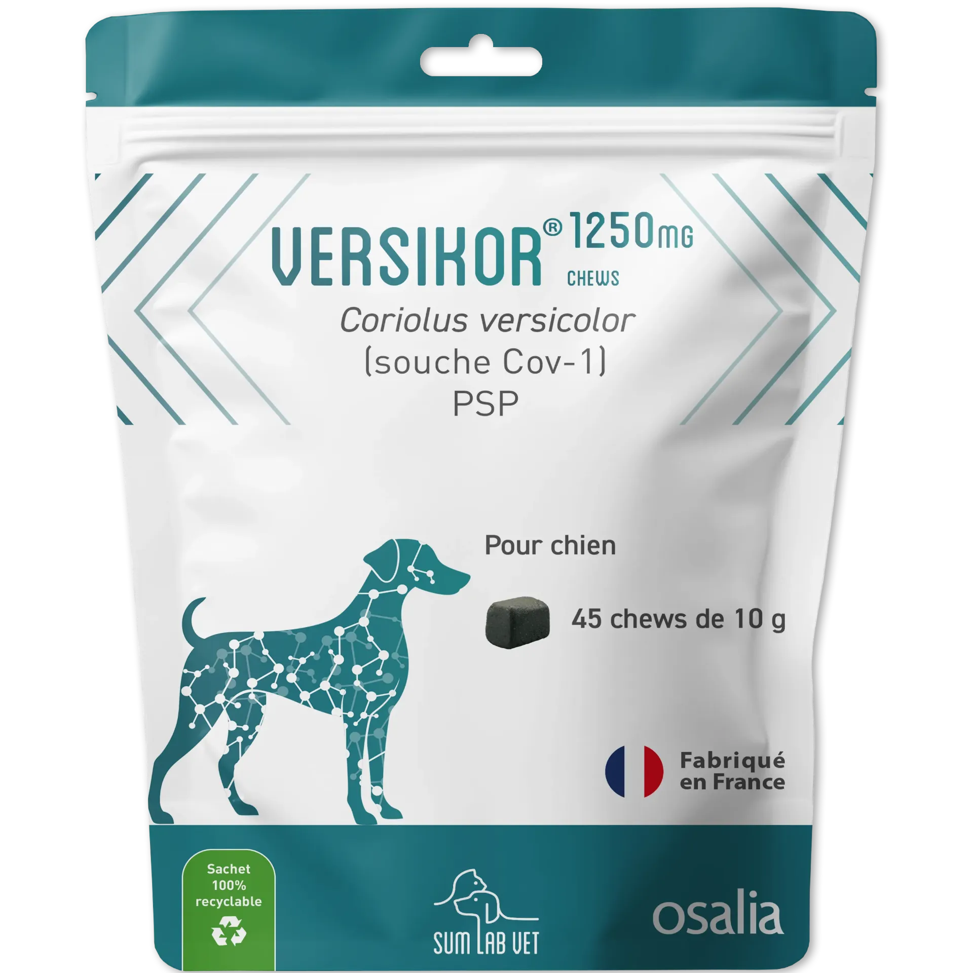 [J26080005] Versikor 1250MG chews Chien - 45 bouchées (450 g) - Osalia
