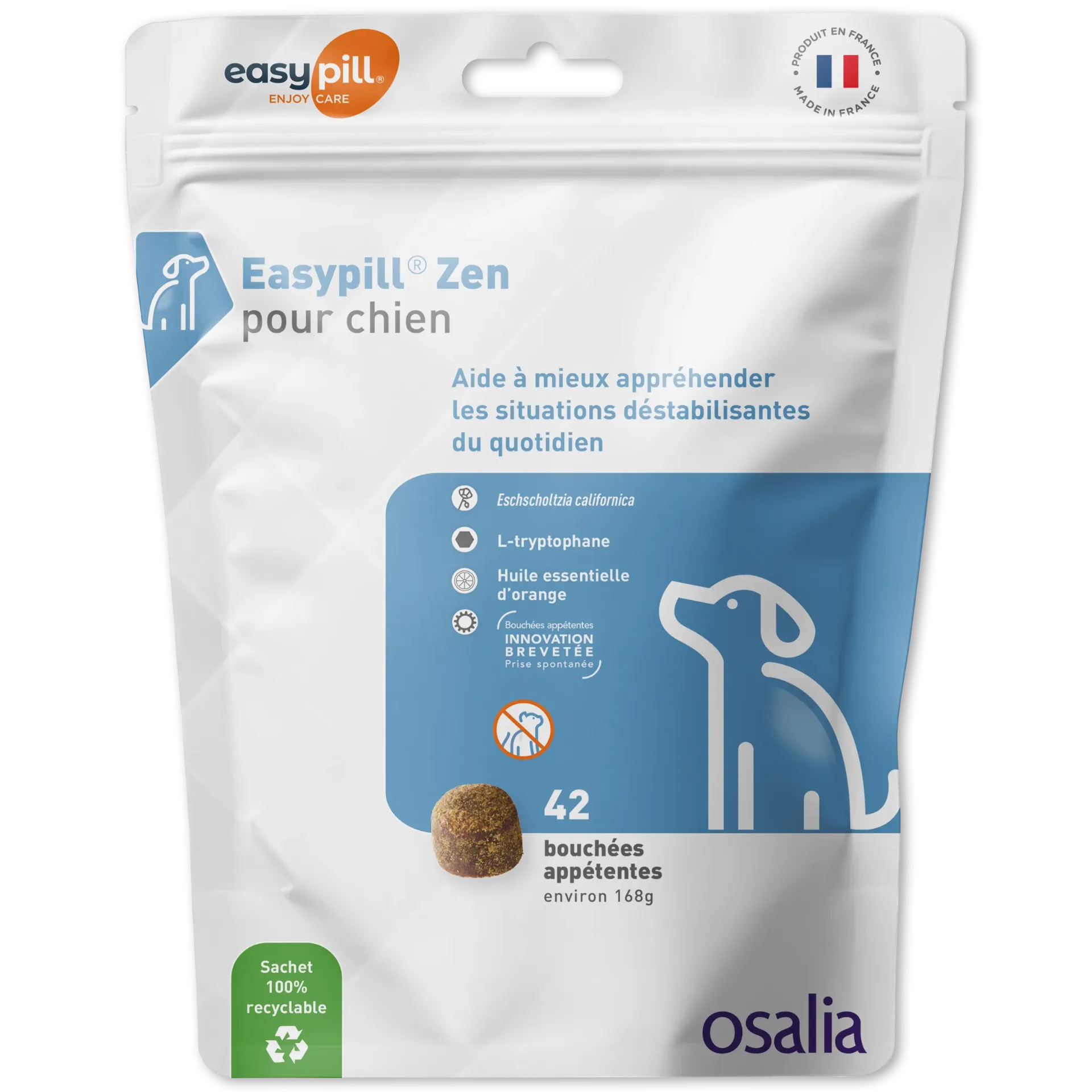 [J26090012] Easypill "Zen" pour chien (42 boulettes) - Osalia