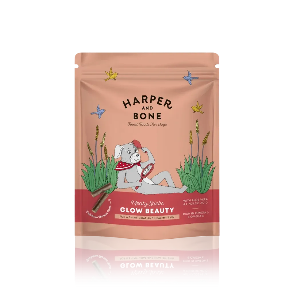 [J26090013] Meaty Sticks Glow Beauty pour Chien (75 g) - Harper & Bone