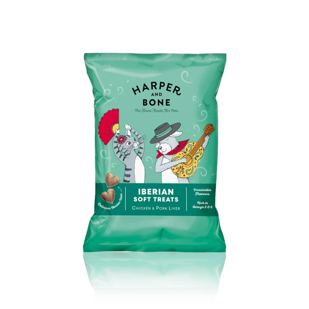 [J26090017] Iberian Soft Treats Chicken & Pork (90 g) - Harper & Bone