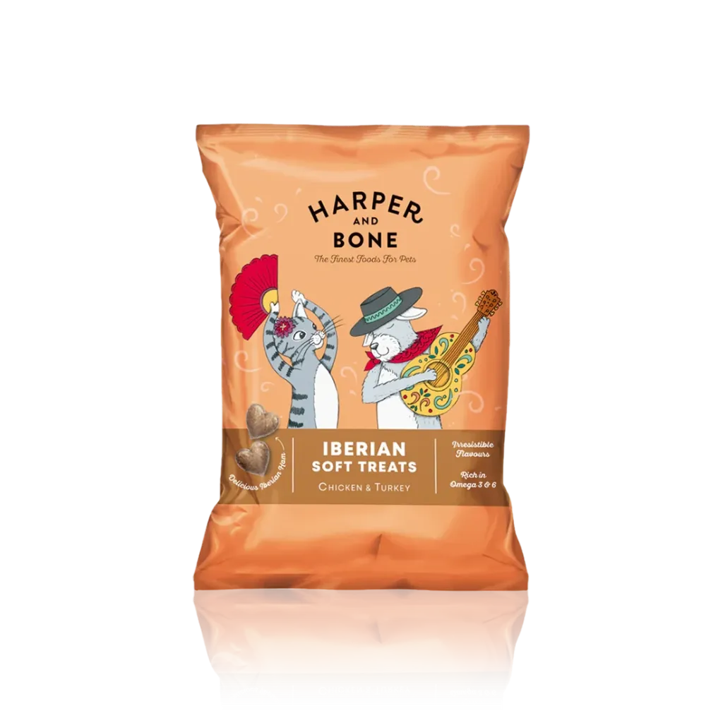 [J26090020] Iberian Soft Treats Chicken & Turkey (90 g) - Harper & Bone