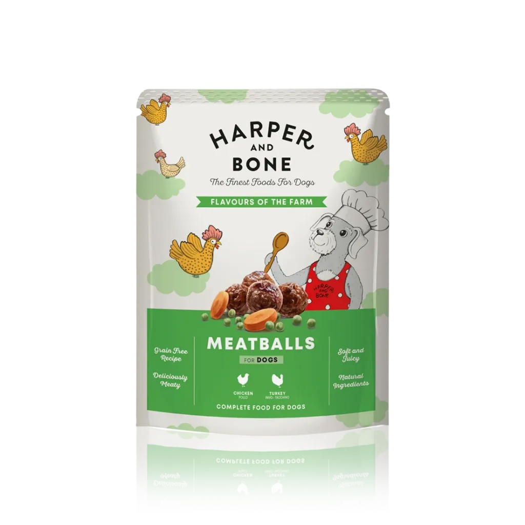 [J26090023] Meatballs Flavours of the Farm pour Chien (300 g) - Harper & Bone