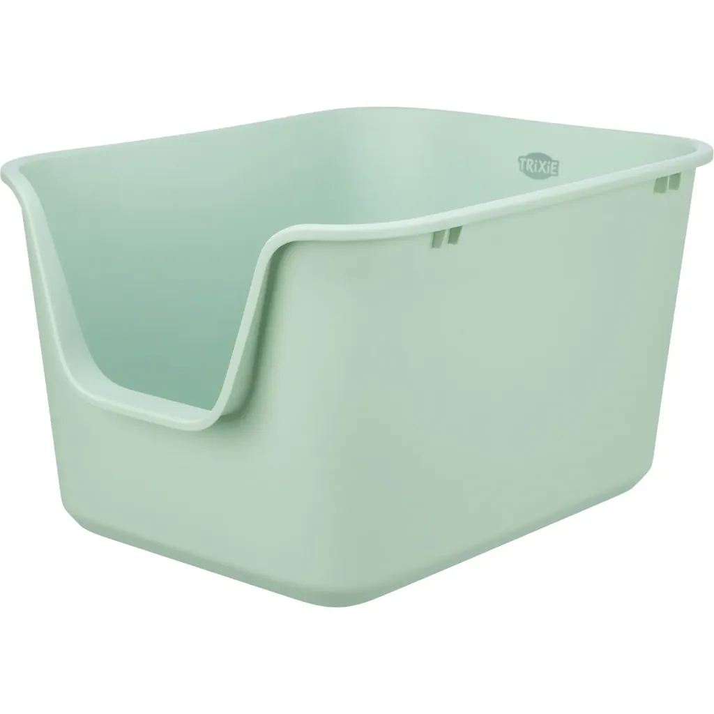 [J26100056] Bac à litière Pavo à bords hauts (vert) - Trixie