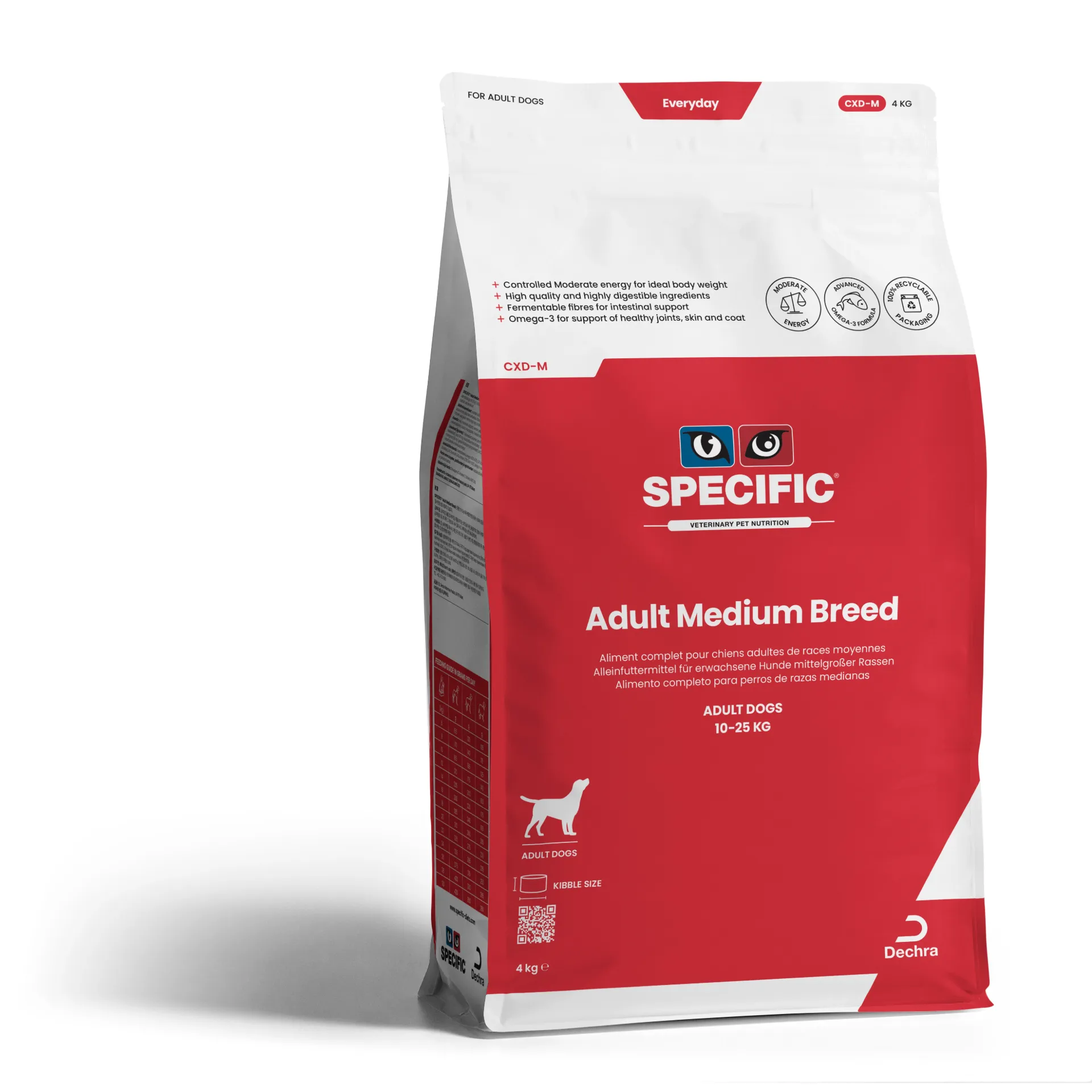 [J26100081] SPECIFIC CXD-M Adult Medium Breed (4 kg) - Dechra
