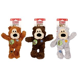 [10006_25434] Peluche Ours Kong Wildknots (S/M) - Flamingo