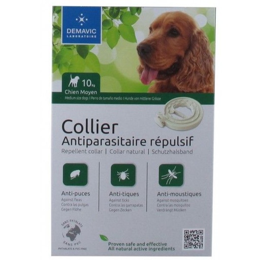 [10053] Collier insectifuge chien moyen - Demavic