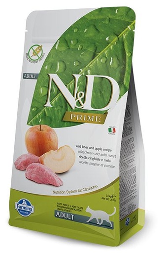 [10102_17958] Sanglier & Pomme "Prime" chat Adulte (1.5 kg) - Farmina