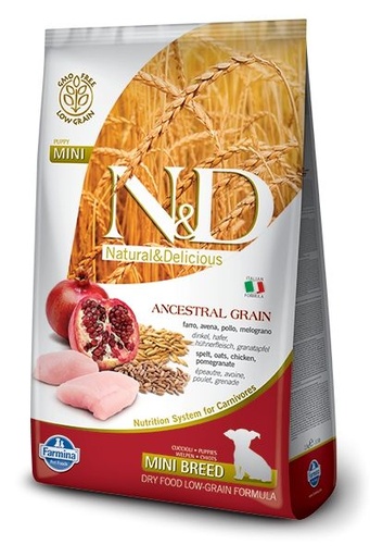 [10121_19922] Poulet & Grenade chiot mini Low Grain (2.5 kg) - Farmina