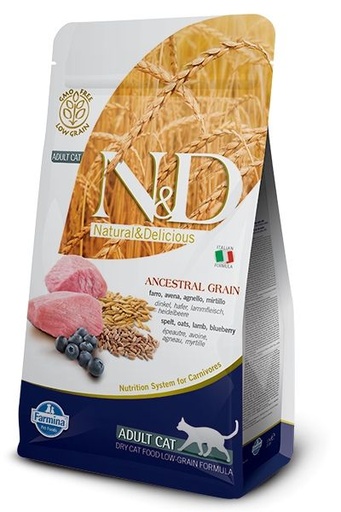 [10141_18005] Agneau & Myrtille Ancestral Grain chat adulte (1.5 kg) - Farmina