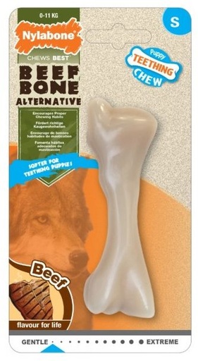 [10198] Jouet Puppy Beef Bone S - Nylabone
