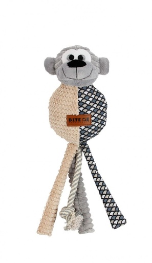 [10316_18386] Peluche Funky Monkey (Gris) - Ebi