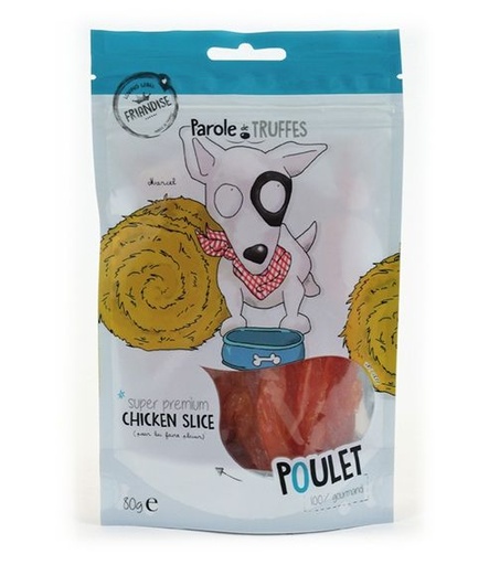 [10437] *DERNIERE CHANCE* Friandises Chicken Slice (80 g) - Parole de Truffes
