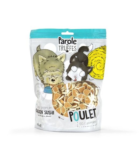 [10439_22883] *DERNIERE CHANCE* Friandises Chicken Sushi (400 g) - Parole de Truffes