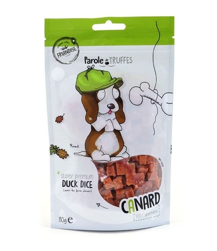 [10441] *DERNIERE CHANCE* Friandises Duck Dice (80 g) - Parole de Truffes