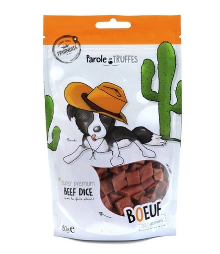 [10443] Friandises Beef Dice (80 g) - Parole de Truffes