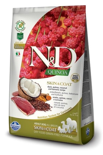 [10502_18718] Quinoa Skin & Coat Duck (Peau et Pelage Canard) (2.5 kg) - Farmina