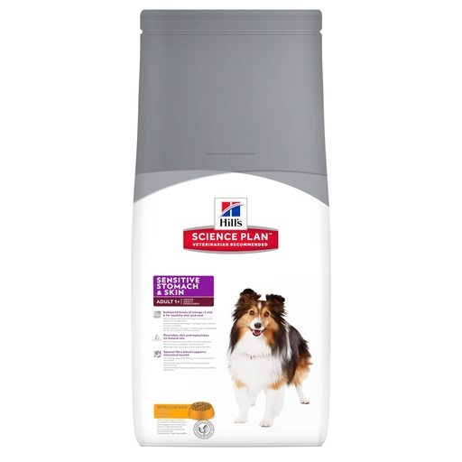[10575_19000] Canine Adult Sensitive Stomach & Skin (12 kg) - Hill's Science Plan