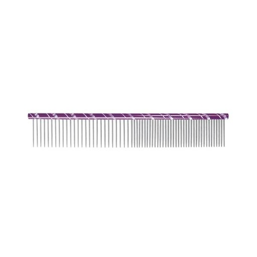 [10610_24038] Peigne en acier fantaisie 19 cm (Violet) - Chadog