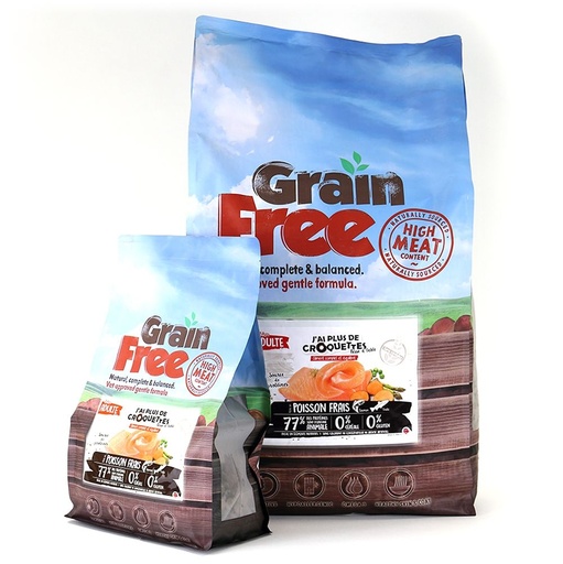 [10802-001] Chien Adulte recette "Truite et saumon sans céréales" (6 kg) - J'ai plus de croquettes