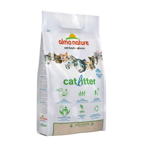 [10835] Litière biodégradable pour chat (4.54 kg) - Cat Litter Almo Nature