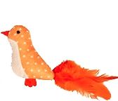 [10864] Peluche pour chat oiseau plume - Flamingo