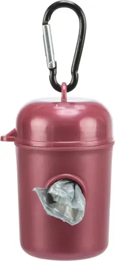 [10888] Distributeur en plastique avec mousqueton de sacs ramasse crottes - Trixie