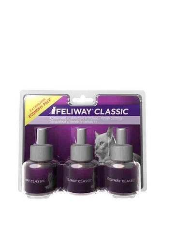 [10917] Feliway Classic Recharge pour diffuseur 48ml pack de 3 - Ceva