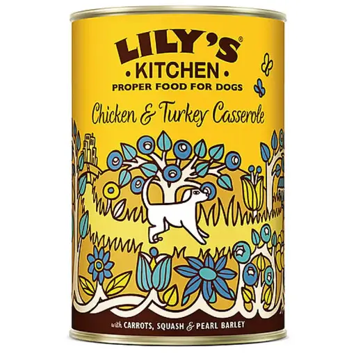 [10939] Cocotte au Poulet et à la Dinde - boîte de 400 g - Lily's Kitchen