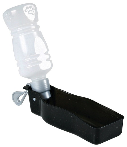 [10955_19437] Gourde avec écuelle en plastique (250 ml) - Trixie