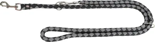 [10973_27814] Laisse réglable "Cavo" - Noir/gris graphite (L-XL) - Trixie