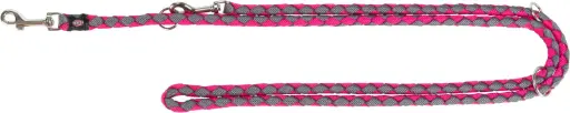 [10973_27818] Laisse réglable "Cavo" - Fushia / gris graphite (S-M) - Trixie