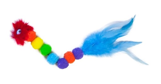 [11052] Jouet Rainbow Caterpillar - Petstages