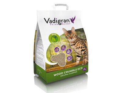 [11084_19896] Litière pour chat "Cat litter Wood Crumble" (20 litres) - Vadigran