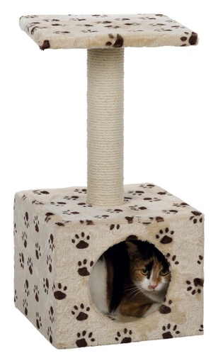 [11155] Arbre à chat Zamora beige avec traces de pattes noires - Trixie