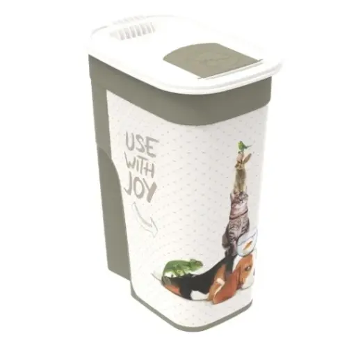 [11183] Verseuse à croquettes "Use with joy" 10 litres - Rotho Mypet