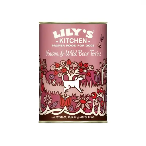[11249] Civet de Chevreuil et Sanglier - boîte de 400 g - Lily's Kitchen