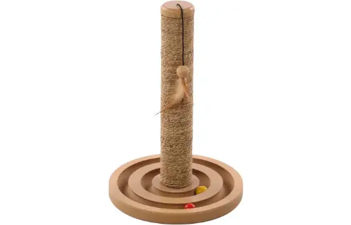 [11390] Arbre à chat avec jouet "Brigitte" - Flamingo