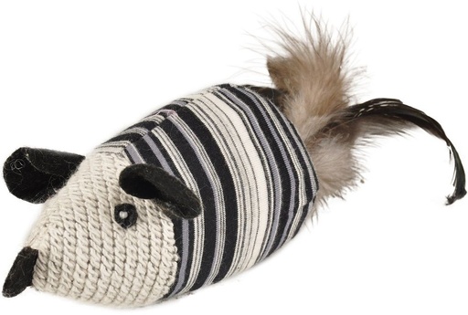 [11424] Peluche pour chat "Pirin" rat noir - Flamingo